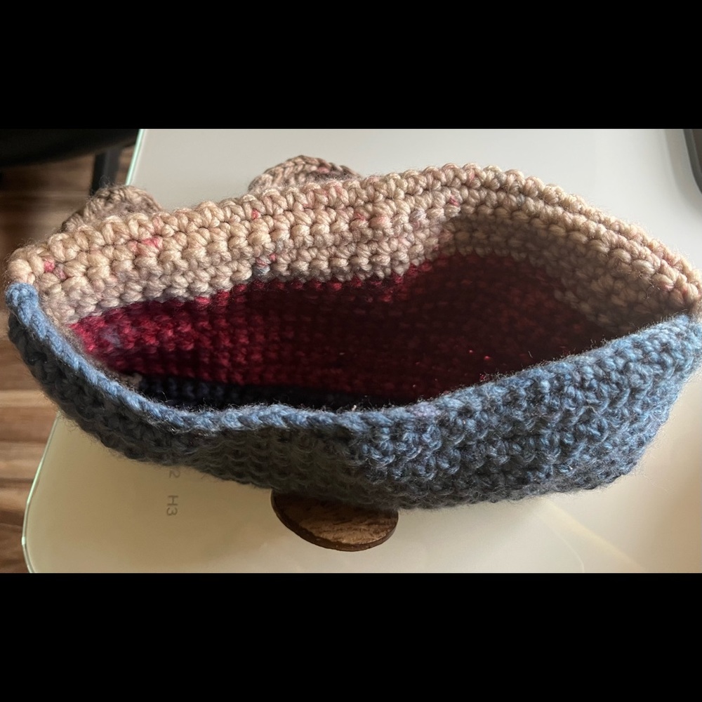 Crocheted Multi-Colored Clutch - image 4